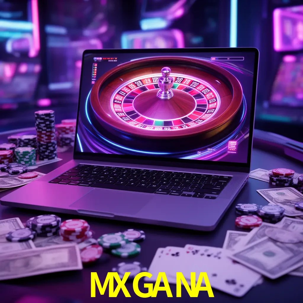 Centro móvil MXGANA con casino, cajero, bonos, app y acceso de cuenta para México